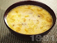 Рецепта Супа от гъби с целина и прясно мляко